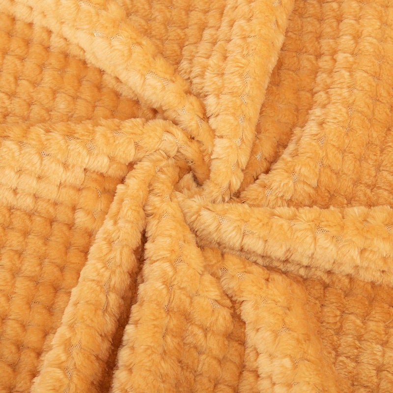 WONDER MIRACLE Fuzzy Blanket or Fluffy Blanket for Baby, Soft Warm Cozy Coral Fleece Toddler, Infant or Newborn Receiving Blanket for Crib, Stroller, Travel, Decorative (28Wx40L, XS-Banana) - Image 2